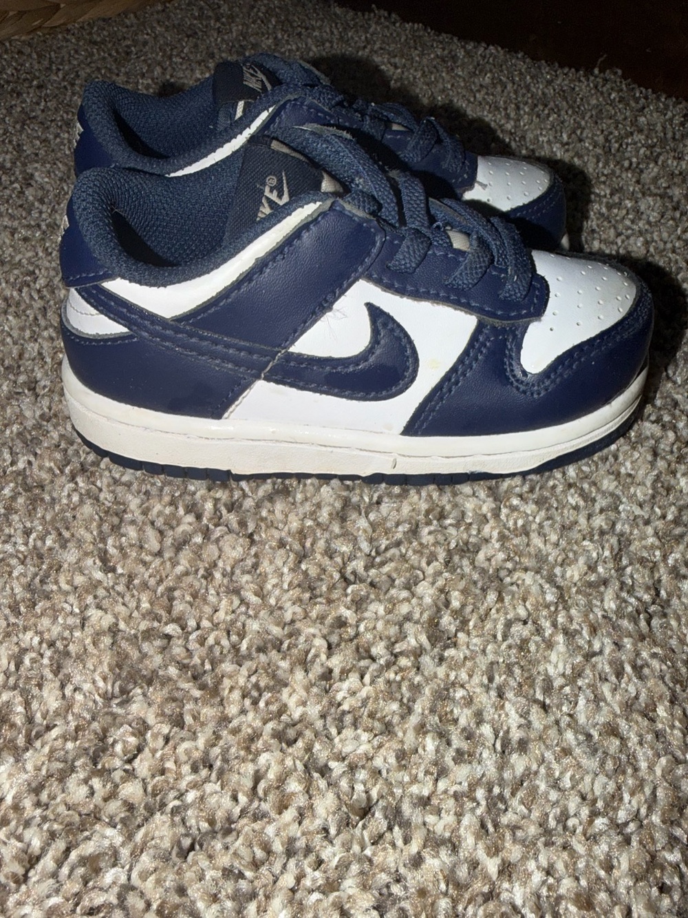 Nike Dunks Toddler midnight navy size 7c